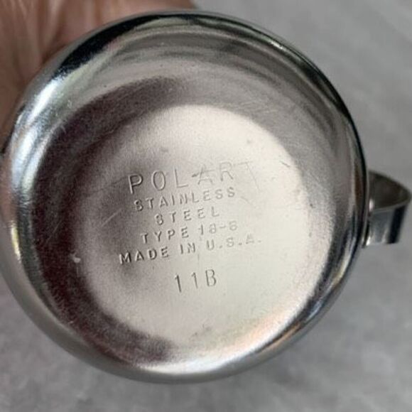 Polar Type 18-8 Stainless Steel Creamer - Picture 5 of 9